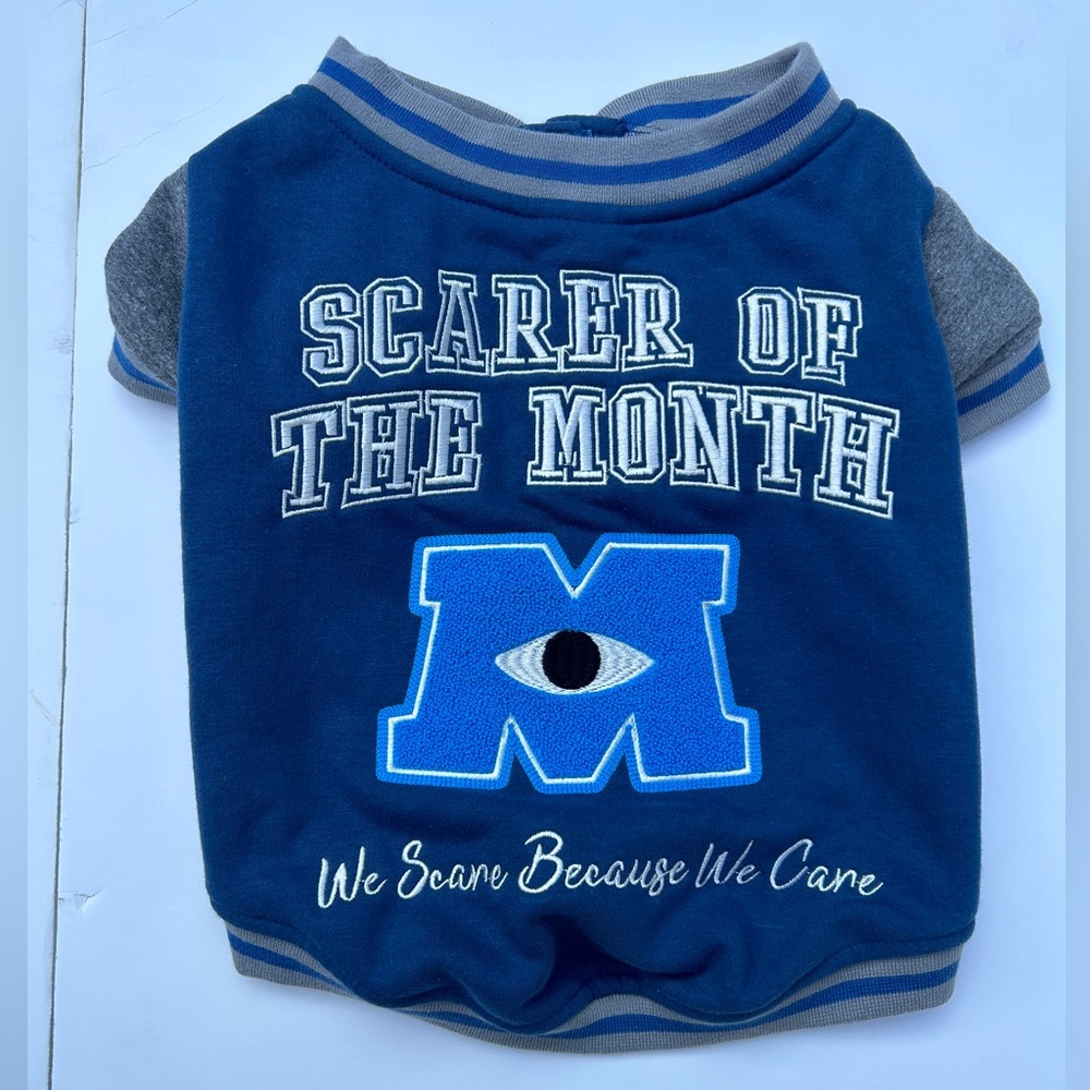 Disney Monsters Inc Varsity Pet Jacket